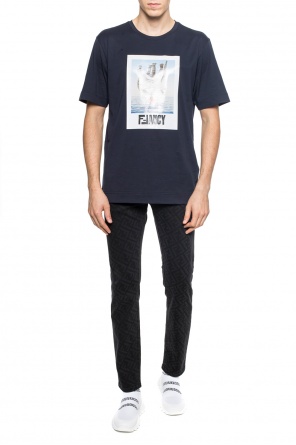 Logo-printed t-shirt, zdjęcie 2 Logo-printed t-shirt od Fendi